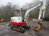 2018 Takeuchi TB230 mini excavator, side view