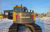 2018 Volvo ECR145CL crawler excavator rear view
