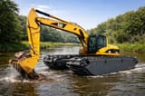 Excavator amfibiu Caterpillar 320CL 2019, vedere laterala
