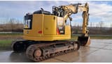 2019 Caterpillar 325F CR crawler excavator, rear three-quarter view