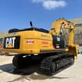2019 Caterpillar 330D crawler excavator, rear three-quarter view