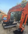 2019 Hitachi ZX55 mini excavator, side view