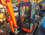 2019 Hitachi Zaxis 55UR mini excavator cab and boom view