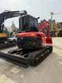 2019 Kubota U55-4 mini excavator, front three-quarter view