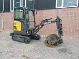 2019 Volvo ECR18E mini excavator, side view
