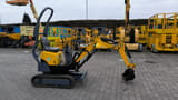 2019 Yanmar SV08–1A(S) mini excavator, side view