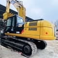 2020 Caterpillar 330D2 crawler excavator, rear three-quarter view