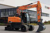 2020 Doosan DX165W-5 wheel excavator, side view