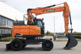 2020 Doosan DX165W-5 wheel excavator, side view
