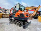 2020 Doosan DX60 crawler excavator, front three-quarter view