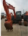 2020 Hitachi ZX70 mini excavator, front three-quarter view