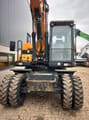 2020 Hyundai HW180 wheel excavator, front view
