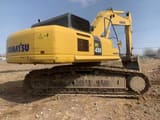 2020 Komatsu PC450 crawler excavator, rear three-quarter view