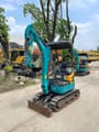 2020 Kubota U17 mini excavator, front three-quarter view