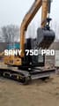 2020 Sany 75C Pro crawler excavator, front three-quarter view