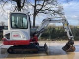 2020 Takeuchi TB225 mini excavator, side profile view