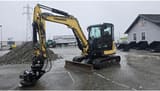 2020 Yanmar SV60-A mini excavator, side view