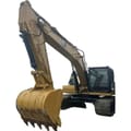2021 Caterpillar 320GC crawler excavator, front three-quarter view