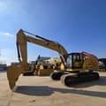 2021 Caterpillar 336GC excavator, side profile view