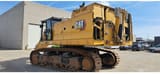 2021 Caterpillar 395-07 crawler excavator, rear three-quarter view