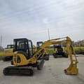 2021 Komatsu PC35MR mini excavator, side view