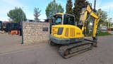 2021 Wacker Neuson ET90 mini excavator, rear three-quarter view