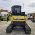 2021 Yanmar VIO55 mini excavator rear view
