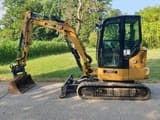2022 Caterpillar 304-07 mini excavator, side view