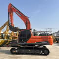 2022 Doosan DX300LC-9C crawler excavator, side profile view