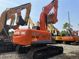 2022 Hitachi ZAXIS 200 crawler excavator, rear three-quarter view