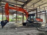 2022 Hitachi ZX350 crawler excavator, side view