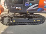 2022 Hitachi ZX70 mini excavator side view of tracks and cab