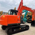 2022 Hitachi Zaxis 70 crawler excavator, rear three-quarter view