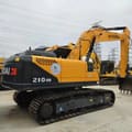 2022 Hyundai R210-9S crawler excavator, rear three-quarter view