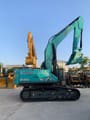 2022 Kobelco SK200 crawler excavator, side view