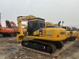 2022 Komatsu PC160 crawler excavator, rear three-quarter view