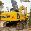2022 Komatsu PC200 crawler excavator rear view