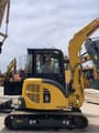 2022 Komatsu PC35MR mini excavator, side profile view