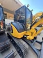 2022 Komatsu PC40MR mini excavator, rear three-quarter view