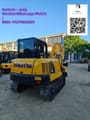 2022 Komatsu PC56 mini excavator rear view