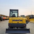 2022 Komatsu PC56 mini excavator rear view