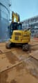 2022 Komatsu PC88MR-11EO mini excavator, rear three-quarter view