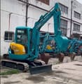 2022 Kubota U35-3 mini excavator, side view