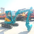 2022 Kubota U-35 mini excavator, side view