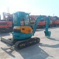 2022 Kubota U-35 mini excavator, rear three-quarter view