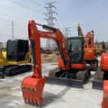 2022 Kubota U55 Mini Excavator, front three-quarter view