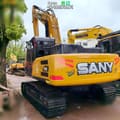 2022 Sany SY215C crawler excavator rear three-quarter view