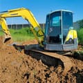 2022 Yanmar VIO75 mini excavator side view