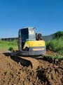 2022 Yanmar VIO75 mini excavator rear view