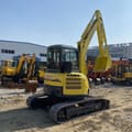 2022 Yanmar 5.5TON mini excavator, front three-quarter view